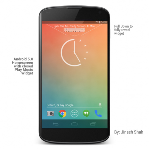 Android 5.0 Key Lime Pie với thiết kế 