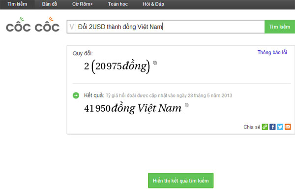 Công cụ tìm kiếm thuần Việt Cốc Cốc khiêu chiến Google?
