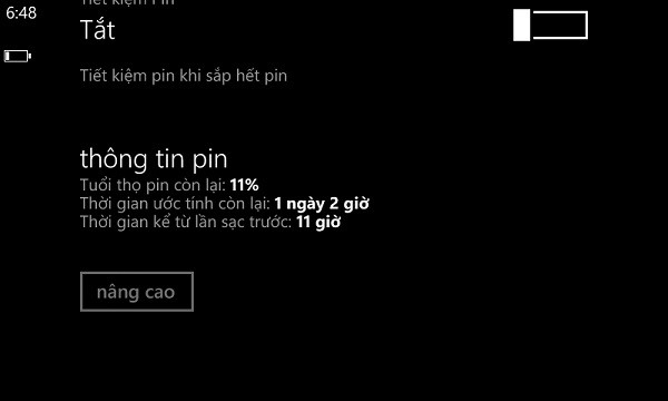 Những thủ thuật tiết kiệm pin cho Windows Phone