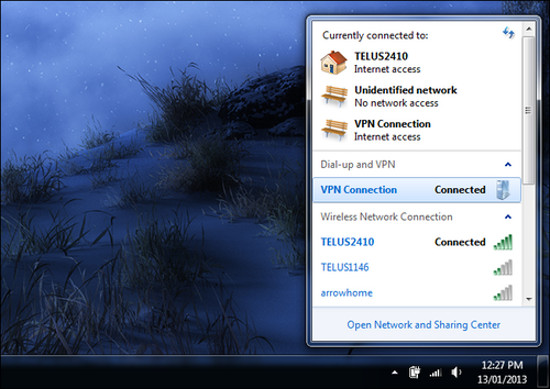 Tạo VPN Server trên Windows 8