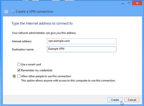 Tạo VPN Server trên Windows 8