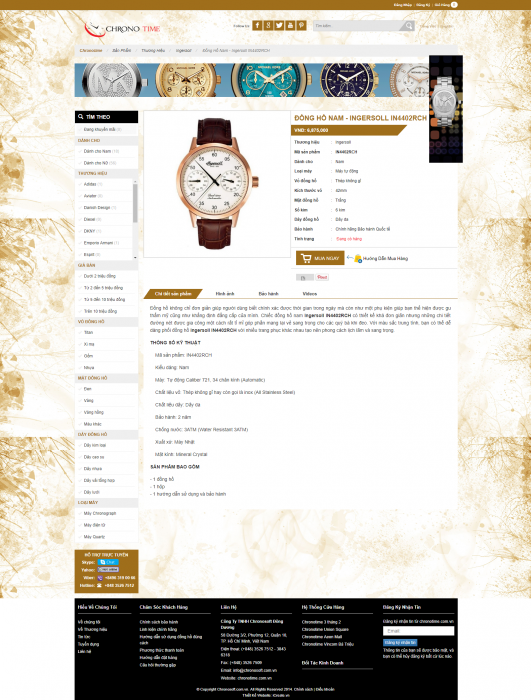 Chronotime - Hệ thống cửa hàng bán lẻ đồng hồ thời trang - 3
