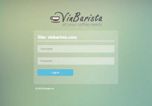 VINBARISTA CRM - Hệ thống quản lý doanh nghiệp