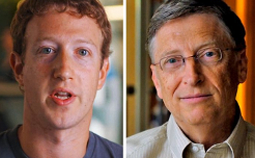 CEO Facebook: Mark Zuckerberg tuyên bố Bill Gates là tần tượng của chính mình.
