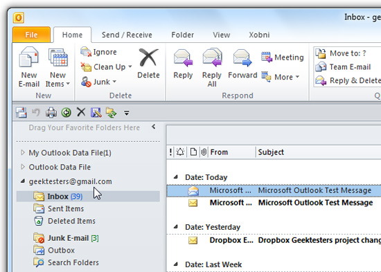 Cấu hình Outlook cho Gmail